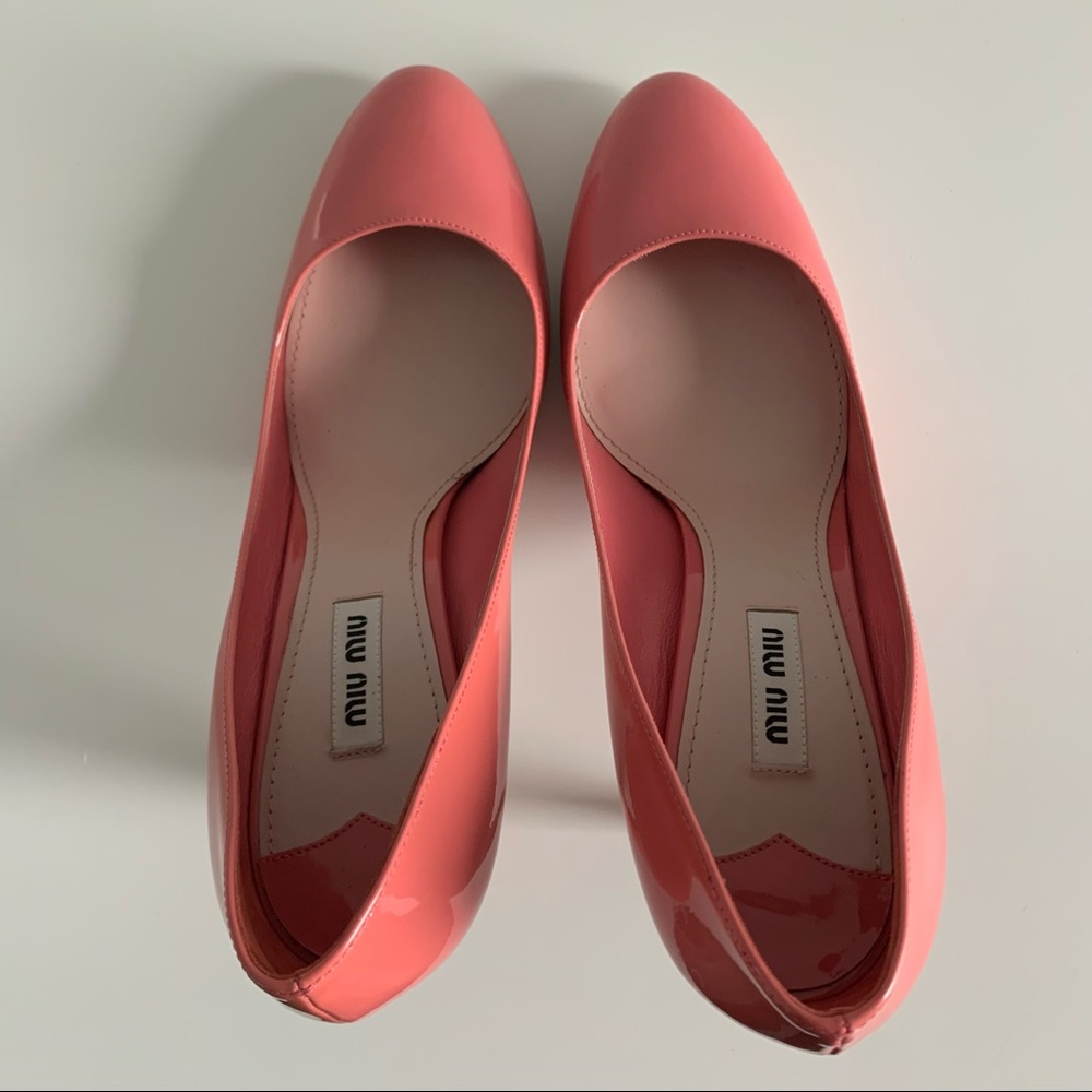 Miu Miu Pink Patent Leather Heels - 39 EU - Picture 5 of 10